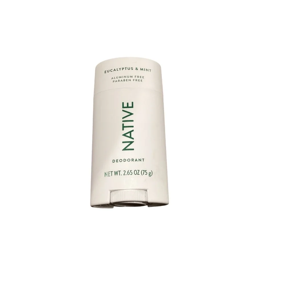 Native Deodorant Eucalyptus & Mint Aluminum Free Paraben Free 2.65 oz 75g NEW